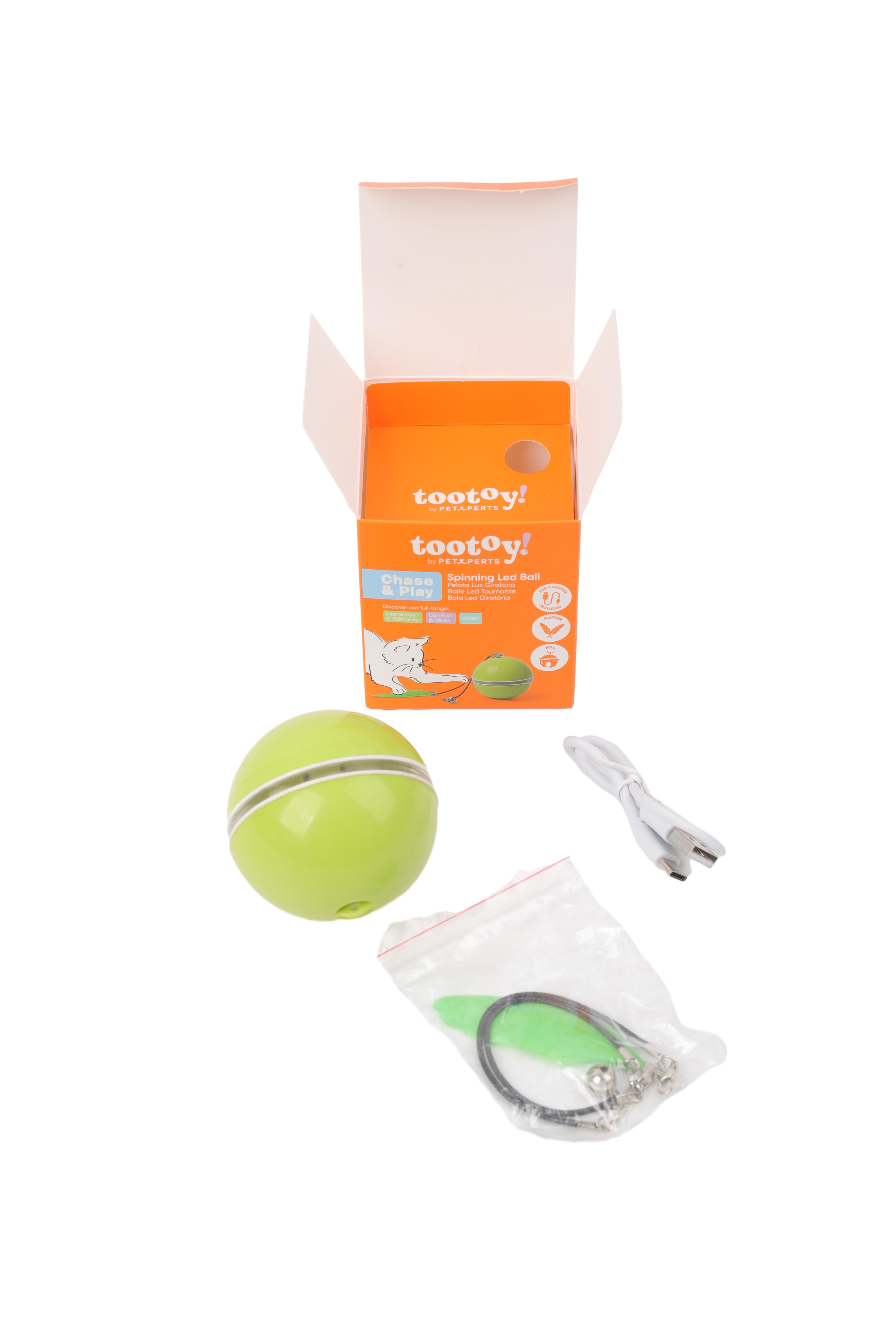 Tootoy! - Jouet Balle Led pour Chats - 6,5cm Image num&eacute;ro 3