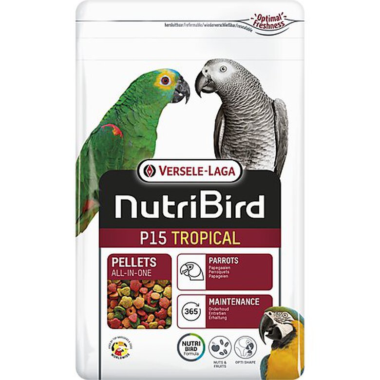 Versele Laga - Alimentation Nutribird P15 Tropical pour Perroquet - 1Kg image number null