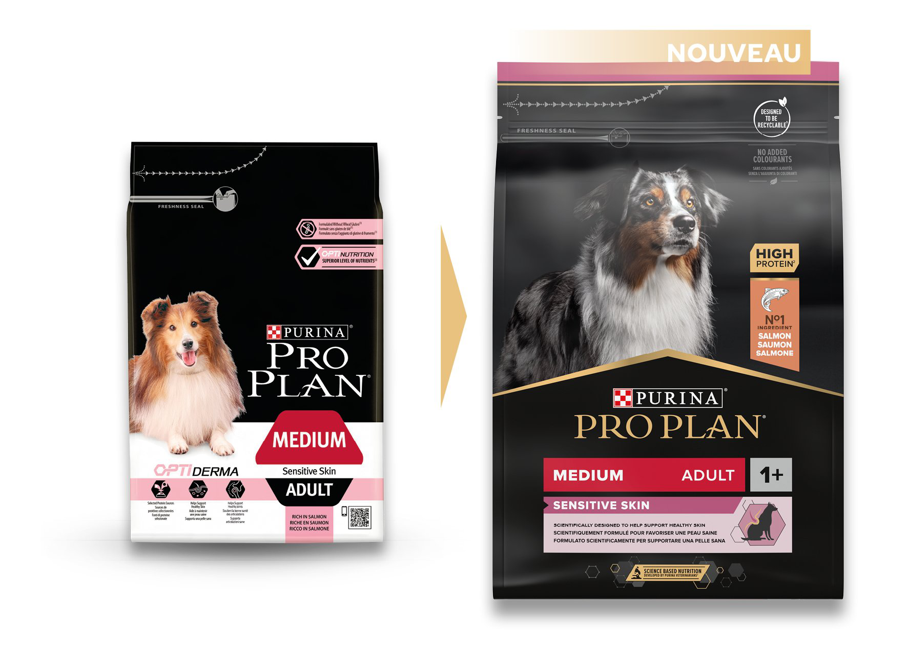 Pro Plan - Croquettes Medium Sensitive Skin Saumon pour Chien - 3Kg Image num&eacute;ro 6