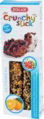 Zolux - Friandises Crunchy Stick Groseille et Orange pour Cochon d'Inde - 115g
