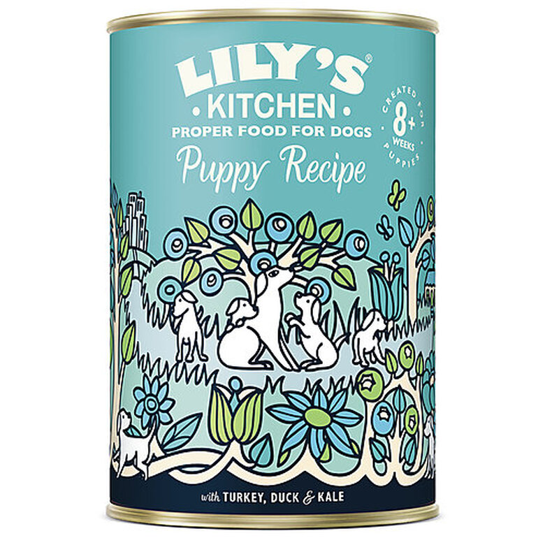 Lily's Kitchen - Recette Puppy Dinde Canard Chou pour Chiot - 400g image number null