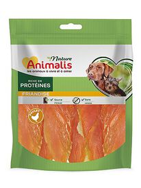 Animalis Nature - Friandises Tendres Escalopes de Poulet pour Chien - 250g