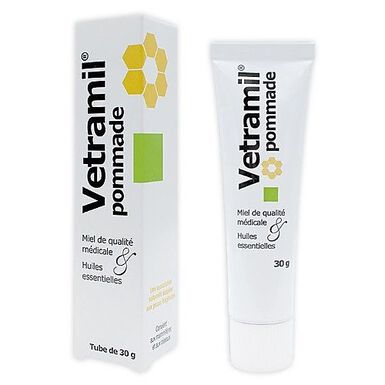 Anidev - Pommade Vetramil Cicatrisante pour Mammifères Et Oiseaux - 30g