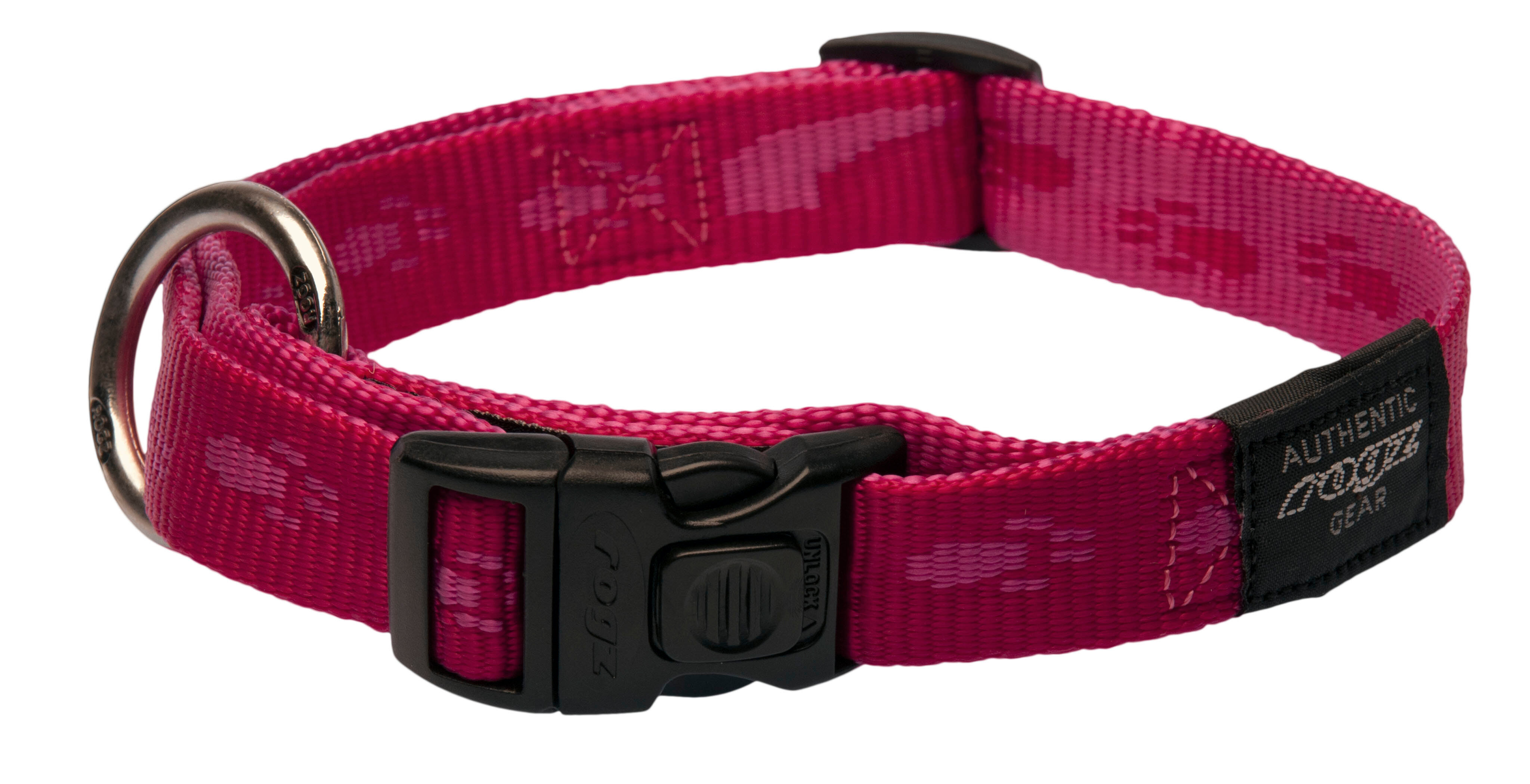 Rogz - Collier En Nylon Rose pour Chiens - M Image num&eacute;ro 1