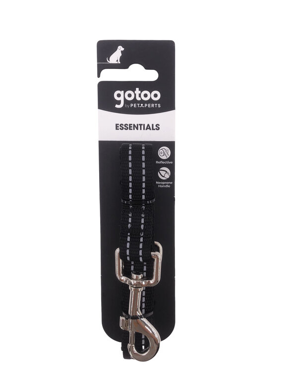 Gotoo - Laisse Premium Essentials Noire pour Chien Image numéro 5 Gotoo - Laisse Premium Essentials Noire pour Chien Image numéro 5