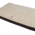 Animalis - Matelas Tissu Suédine Marron et Beige pour Chien - 120x75x12cm image number null