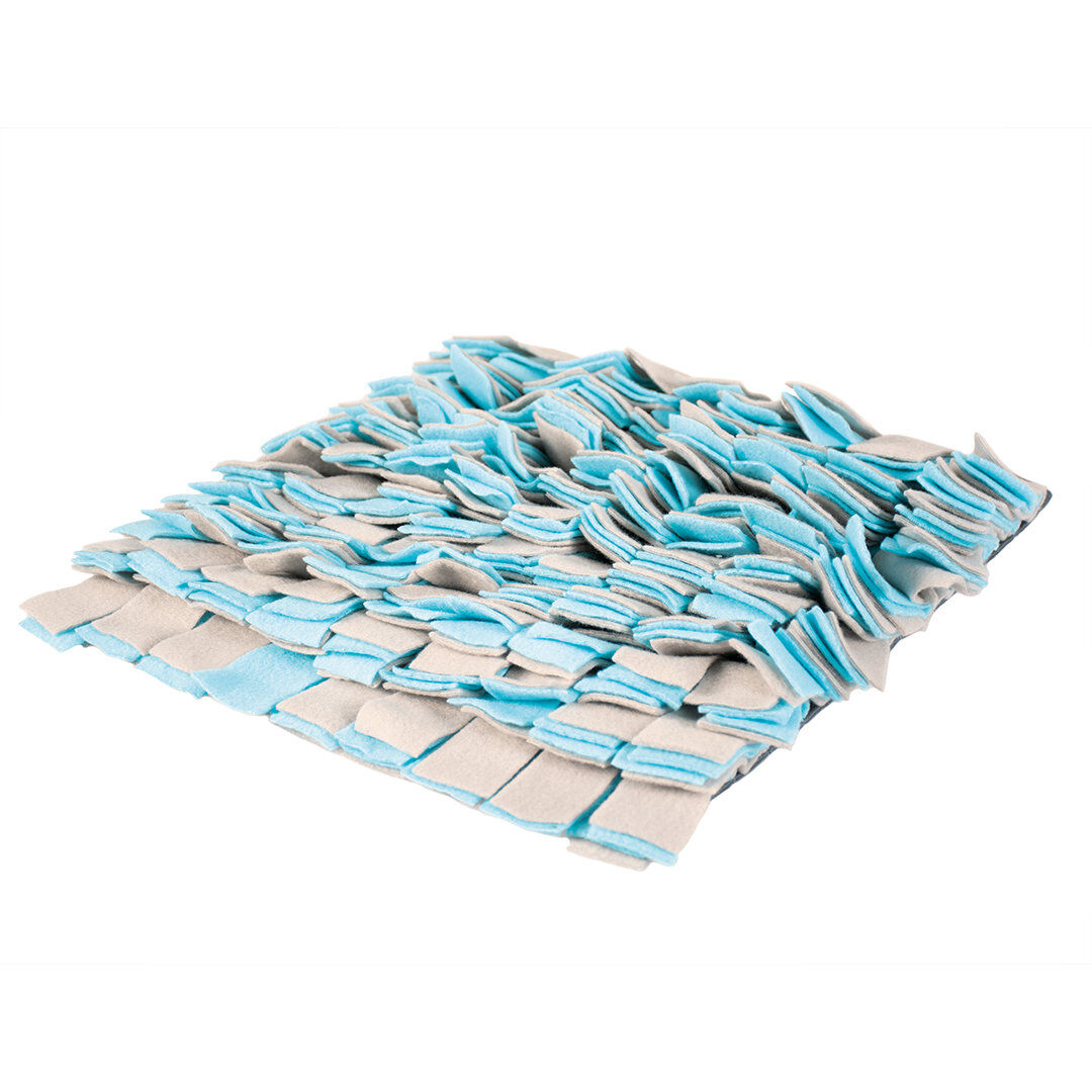 Duvoplus - Tapis &agrave; Renifler Bleu/Gris pour Chiens et Chats - 35x335cm Image num&eacute;ro 1