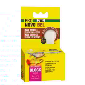 JBL - Aliment Pronovo BEL WEEKEND BLOCK pour Poissons - x4