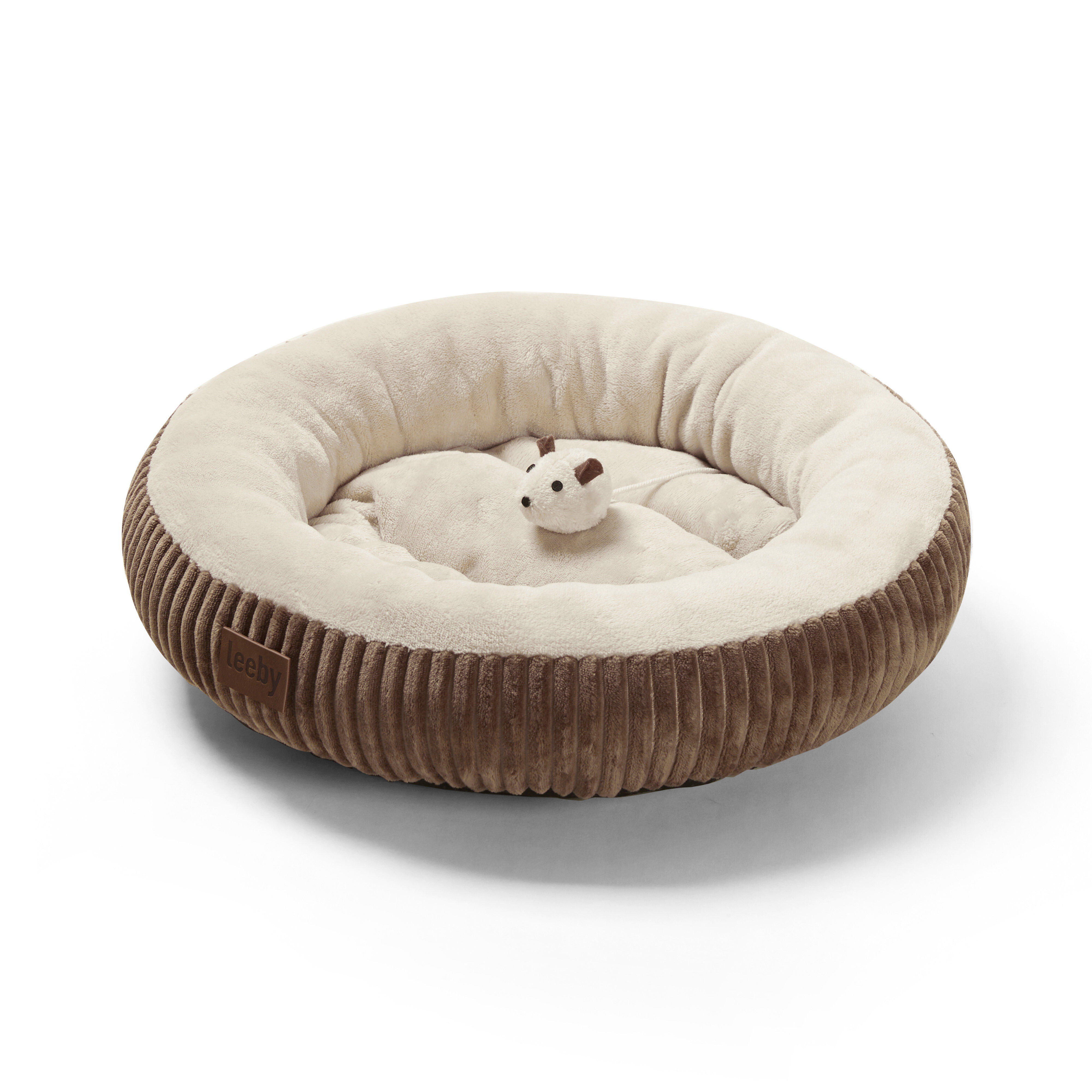 Leeby - Donut Premium Marron pour Chat Image num&eacute;ro 2