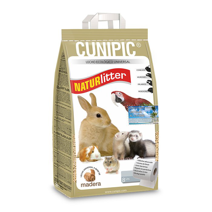 Cunipic - Liti&egrave;re Naturlitter Literie en Bois - 8L Image num&eacute;ro 1