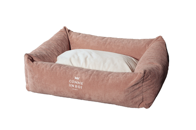 Comme Un Roi - Panier Douillet Caresse Rose pour Chien et Chat
