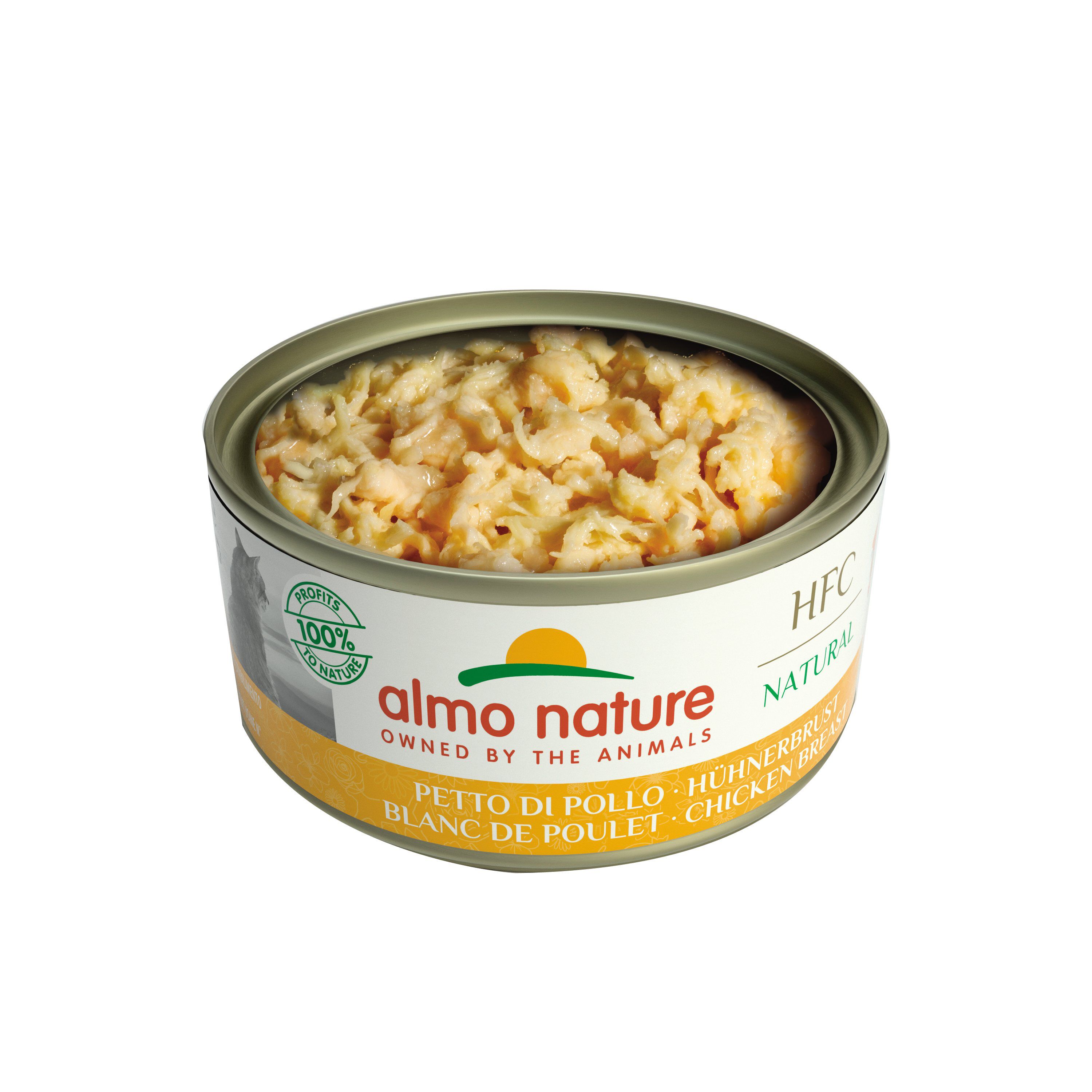 Almo Nature - P&acirc;t&eacute;e en Bo&icirc;te HFC Natural Blanc de Poulet pour Chat - 150g Image num&eacute;ro 2