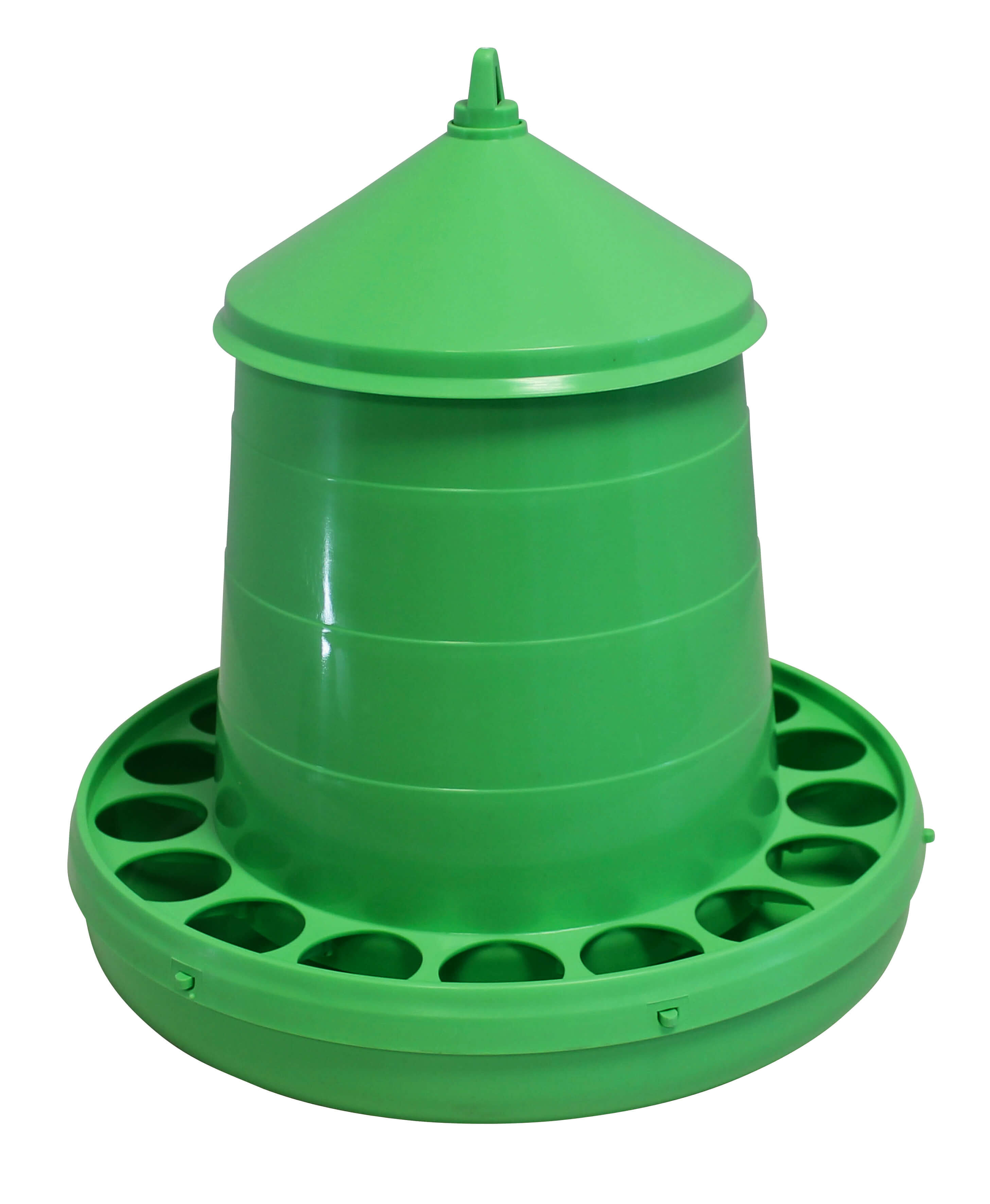 Kerbl - Nourrisseur &agrave; Tr&eacute;mie en Vert pour Poules - 2Kg Image num&eacute;ro 1