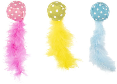 Flamingo - Jouet Polka Balle pour Chats - 4cm