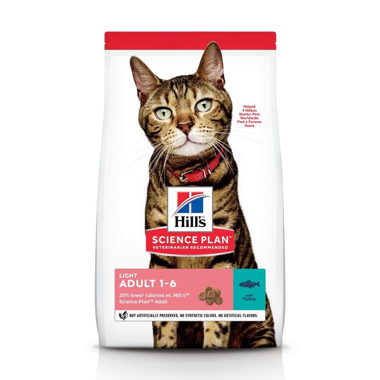 Hill's Science Plan - Adult Light Croquettes Pour Chat Au Thon  -  1,5kg Image numéro 1 Hill's Science Plan - Adult Light Croquettes Pour Chat Au Thon  -  1,5kg Image numéro 1