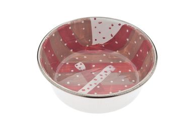 Ferribiella - Bol Artista Inox Rose pour Chiens