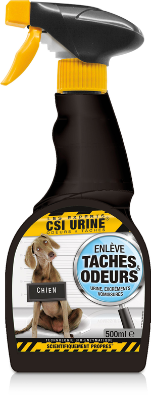 CSI Urine - Nettoyant Enzymatique pour Chien - 500ml Image numéro 1 CSI Urine - Nettoyant Enzymatique pour Chien - 500ml Image numéro 1