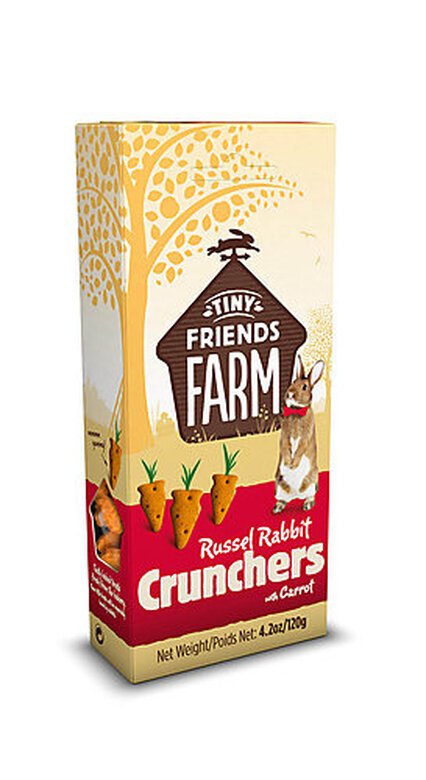 Tiny Friends Farm - Biscuits aux Carottes pour Lapin - 120g image number null