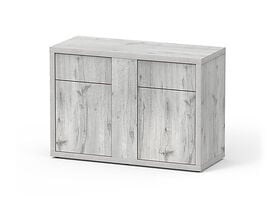 Aquatlantis - Meuble SUBLIME 120 Chêne Blanc pour Aquarium - 120x50x83cm