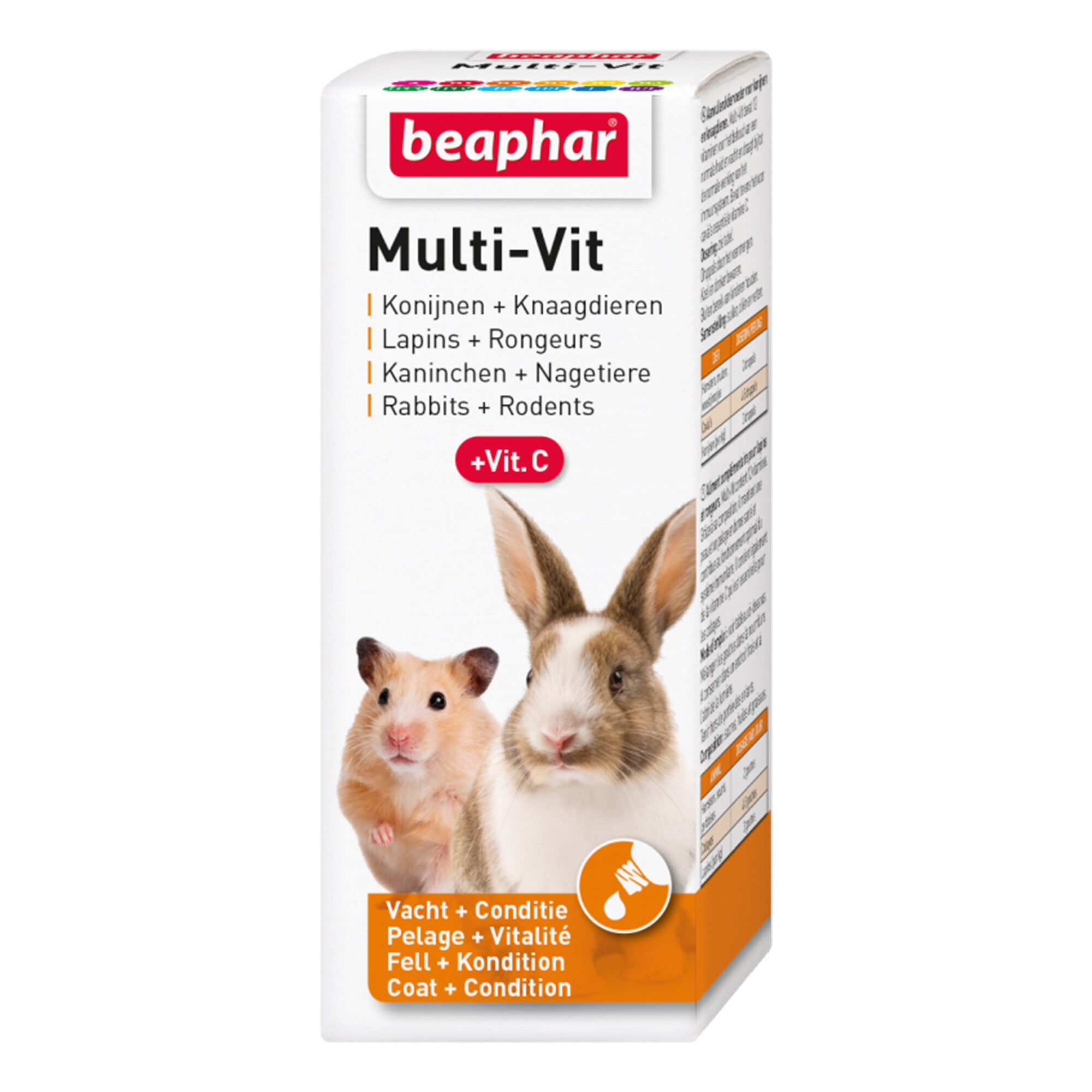 Beaphar - Multi-Vitamines pour lapins et rongeurs - 50 ml Image num&eacute;ro 1