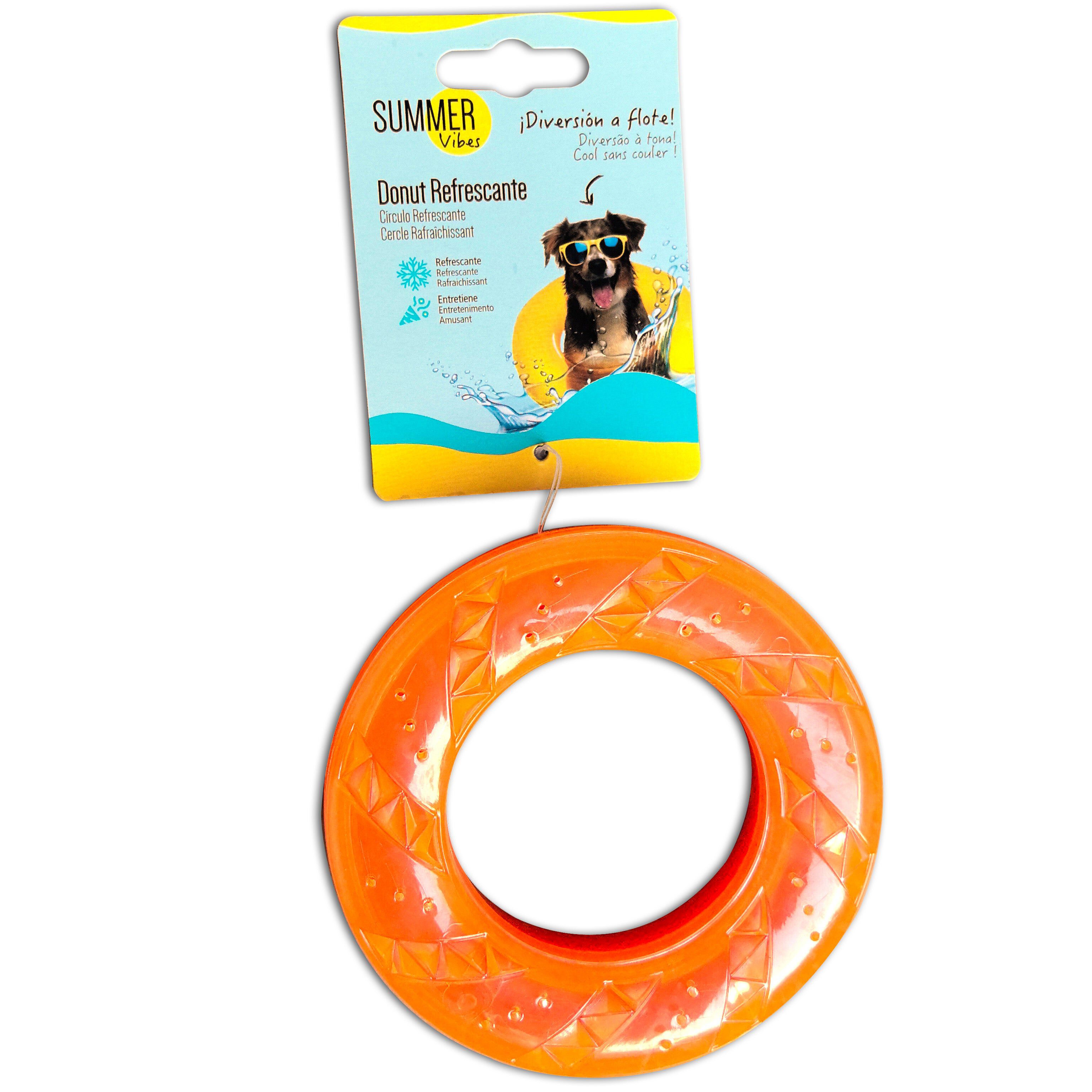 Summer Vibes - Jouet Anneau Rafra&icirc;chissant pour Chiens - Orange Image num&eacute;ro 5