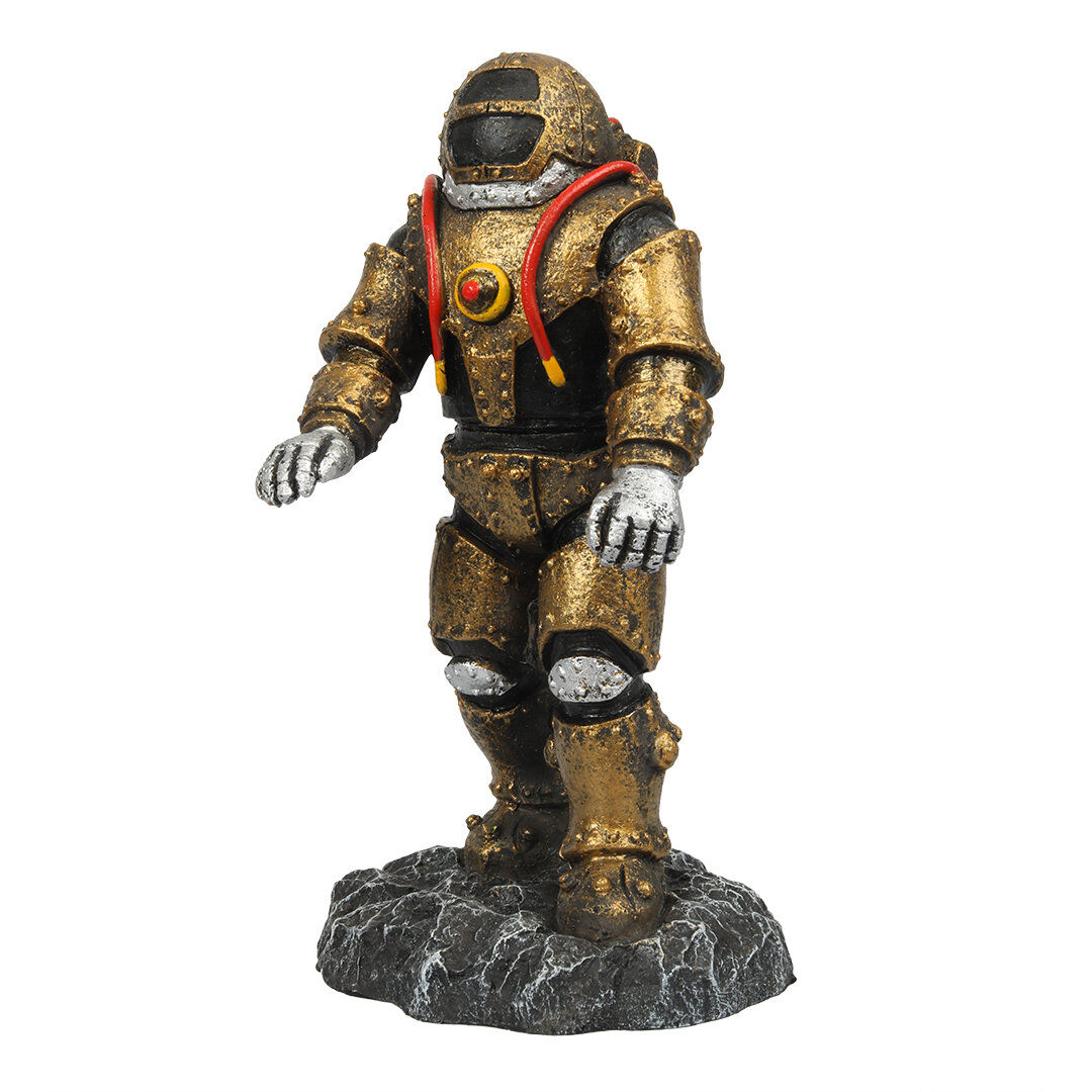 Aquadella - D&eacute;coration Steampunk Plongeur pour Aquarium Image num&eacute;ro 1