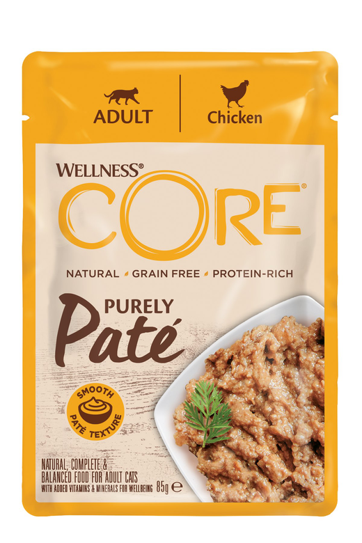 WELLNESS CORE - Repas Complet Purely Pâté au Poulet - 85g Image numéro 1 WELLNESS CORE - Repas Complet Purely Pâté au Poulet - 85g Image numéro 1