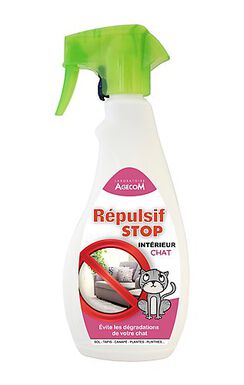 Essentiel - Répulsif Intérieur STOP en Spray pour Chat - 500ml