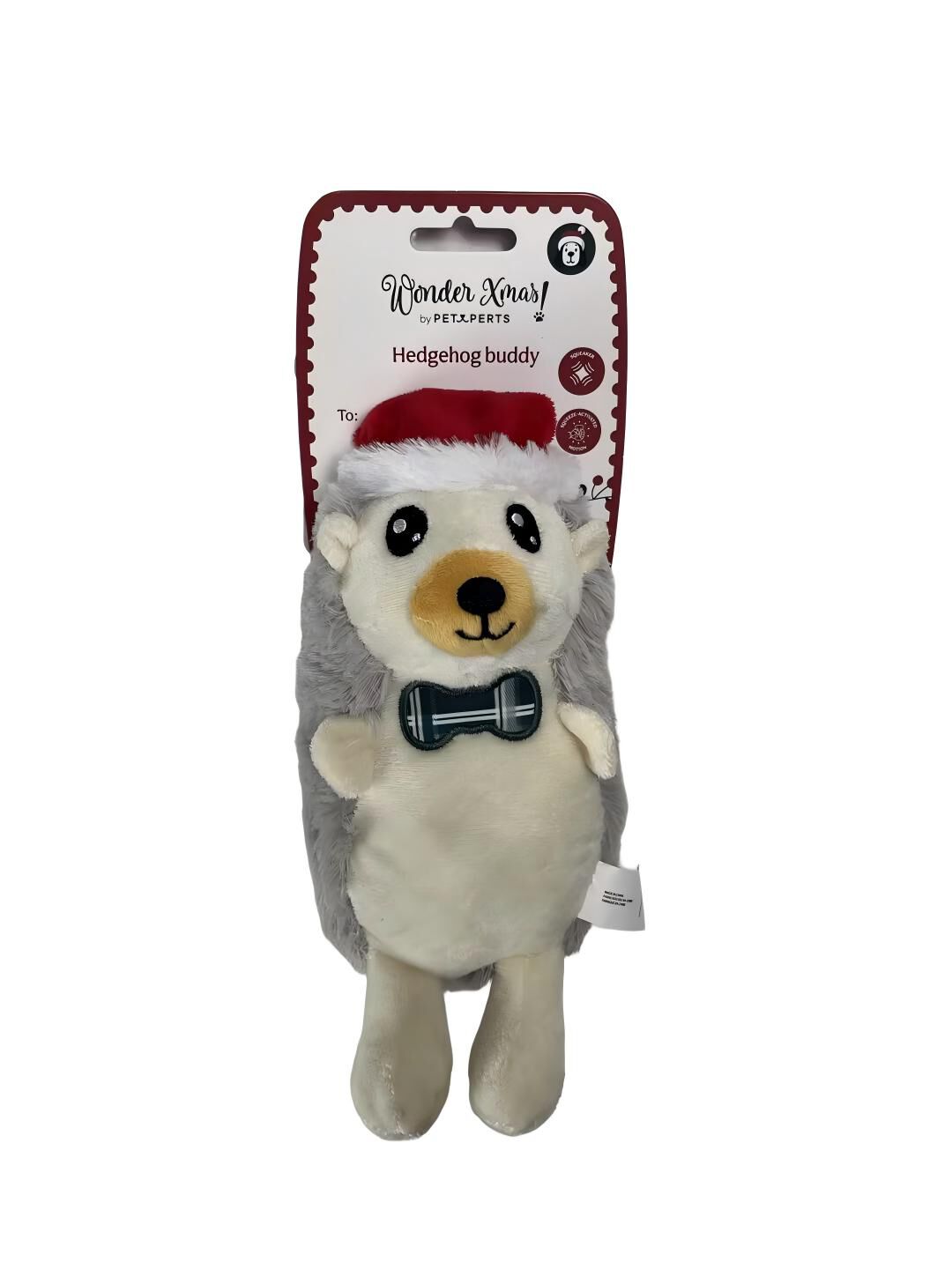 Wonder Christmas - Peluche H&eacute;risson de No&euml;l - M Image num&eacute;ro 1