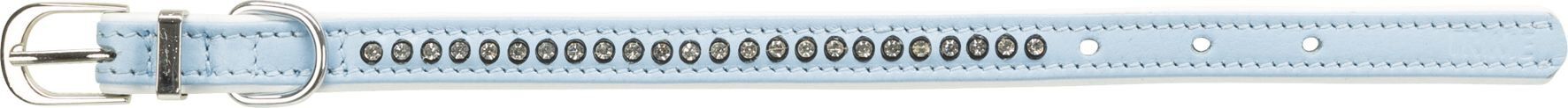 Trixie - Collier En Cuir Strass Bleu XXS-XS pour Chien - 17cm Image num&eacute;ro 1
