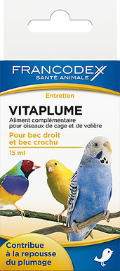 Francodex - Aliment Vitaplume pour Bec Droit et Bec Crochu - 15ml