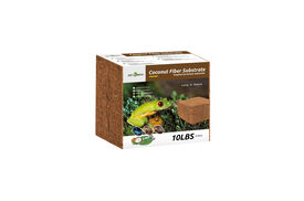 Reptizoo - Substrat Brique de Coco Comprim&eacute;e - 10L