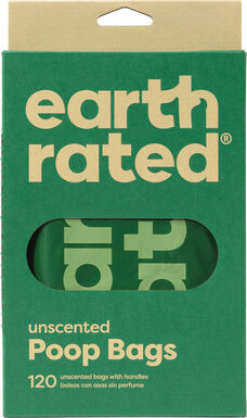 Earth Rated -  Sac Propreté Eco-Friendly sans Parfum avec Poignées - x120