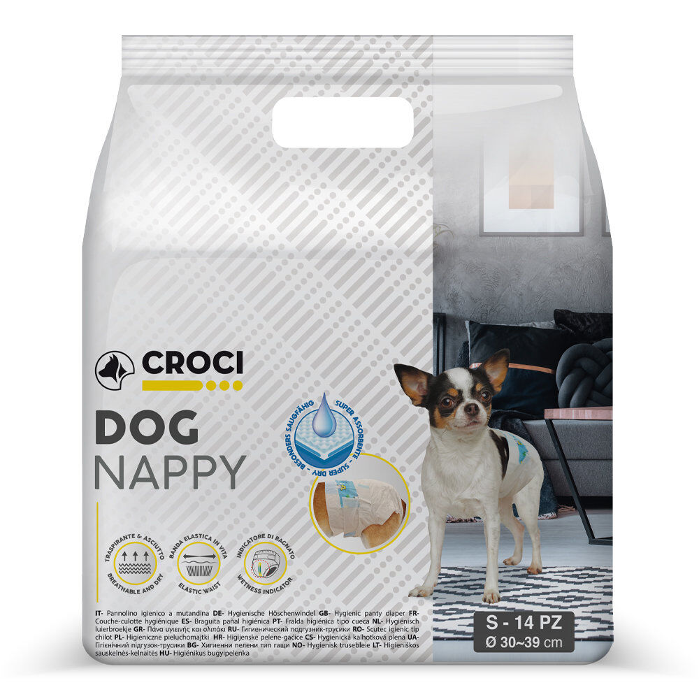 Croci - Couche Dog Nappy S pour Chiens - 30/39cm Image num&eacute;ro 1