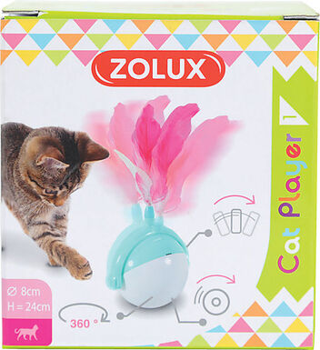 Zolux - Jouet Balle Mécanique Cat Player 1 pour Chat - 24cm
