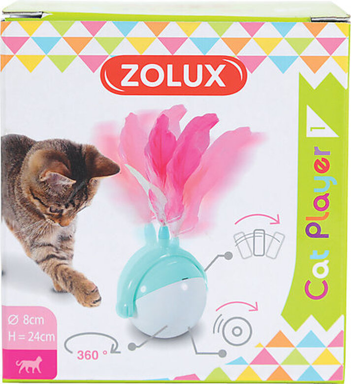 Zolux - Jouet Balle Mécanique Cat Player 1 pour Chat - 24cm image number null