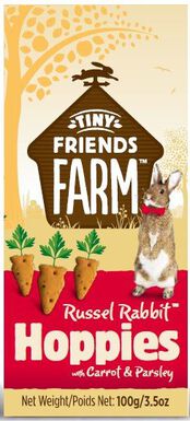 Tiny Friends Farm - Friandises Hoppies pour Lapins - 100g