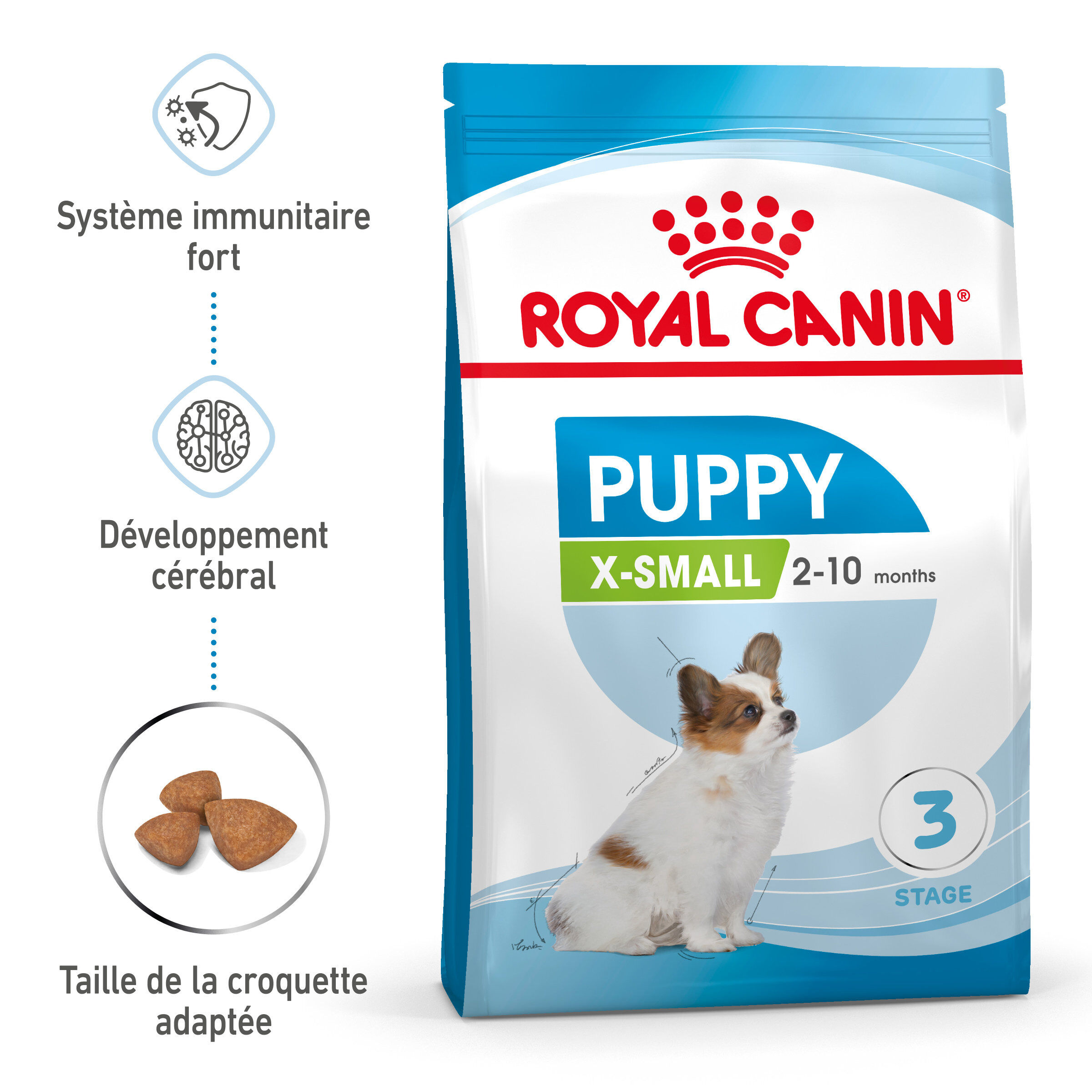 Royal Canin - Croquettes X-Small Puppy pour chiots - 500g Image num&eacute;ro 1