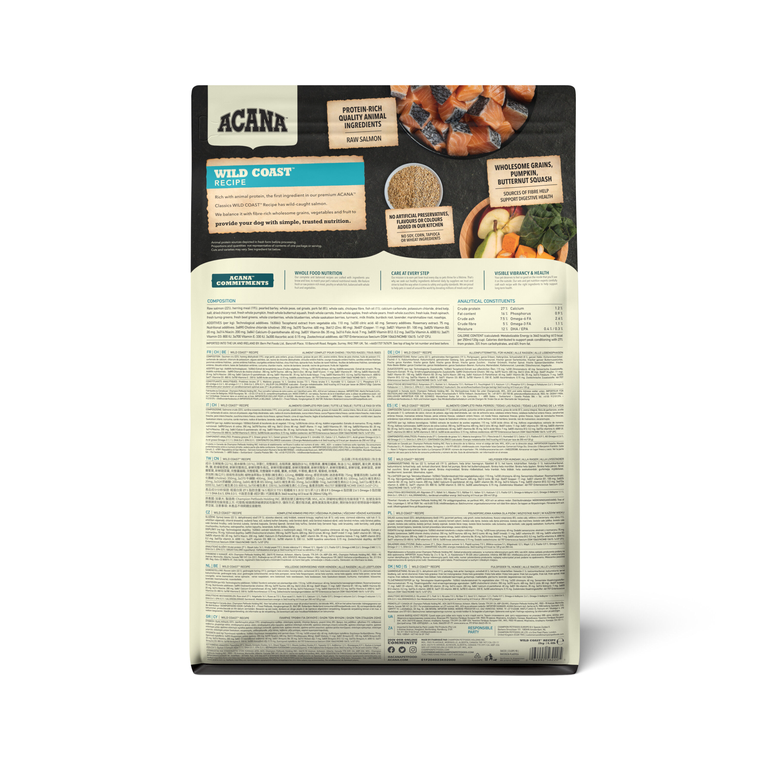 Acana - Croquettes Classics Wild Coast pour Chien - 2Kg Image num&eacute;ro 3