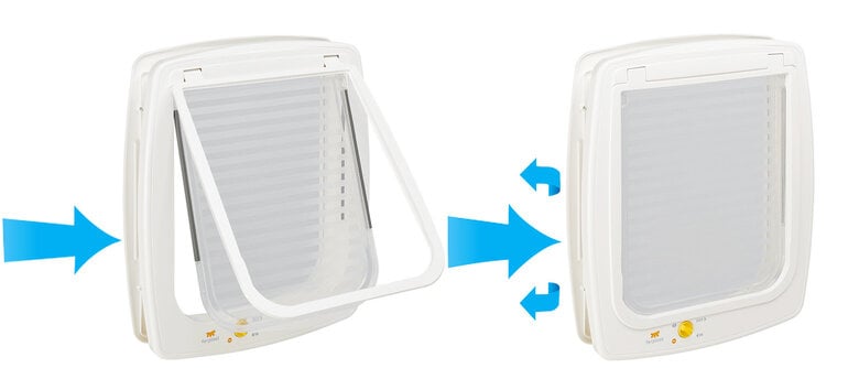 Ferplast - Chatière Swing T5 en Plastique - Blanche Image numéro 6 Ferplast - Chatière Swing T5 en Plastique - Blanche Image numéro 6