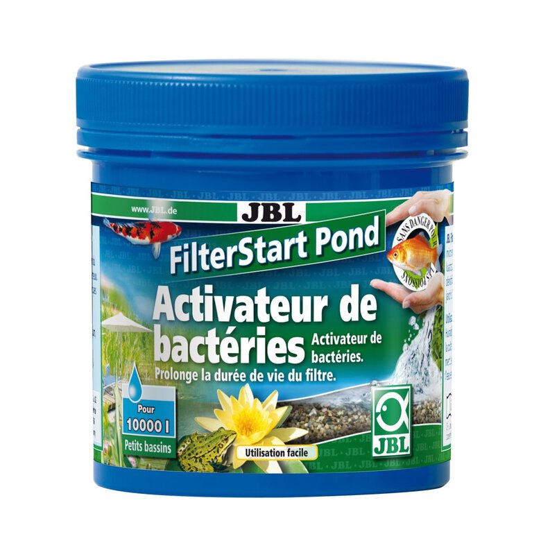 JBL - Activateur de Bactéries FilterStart Pond pour Petit Bassin - 250g Image numéro 1 JBL - Activateur de Bactéries FilterStart Pond pour Petit Bassin - 250g Image numéro 1