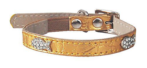 Animalis - Collier Fantaisie Poisson pour Chat - Or Image num&eacute;ro 2