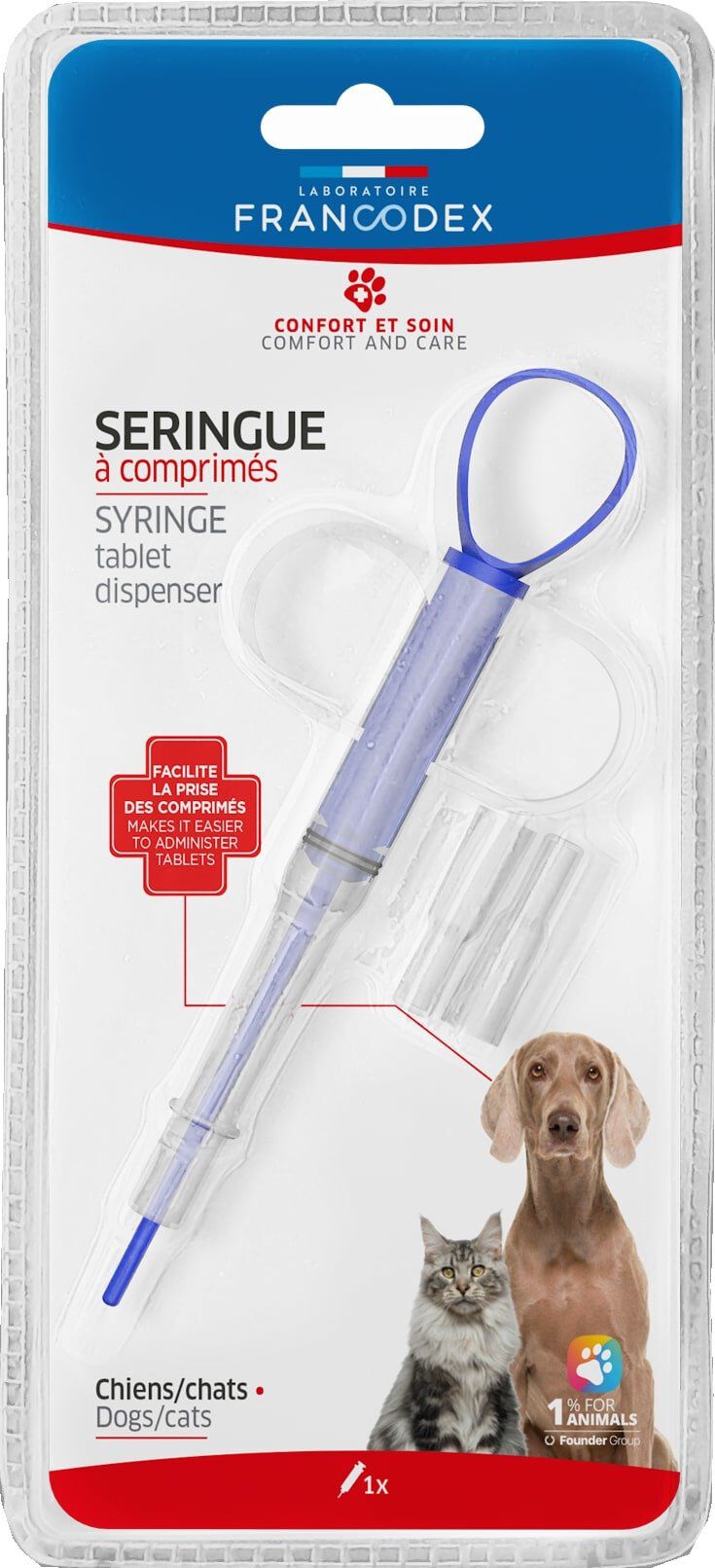 Francodex - Seringue &agrave; Comprim&eacute;s pour Chiens Image num&eacute;ro 1