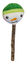 Croci - Jouet Noël Silverine Bonhomme pour Chat - 15cm Indicateur image numéro 1