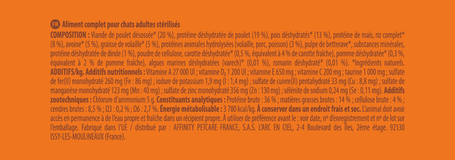 Nature's Variety - Croquettes Healthy Grains St&eacute;rilis&eacute; Poulet pour Chats - 3kg Image num&eacute;ro 3