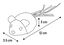 Flamingo - Jouet Karo Souris pour Chats - 12cm Indicateur image numéro 4