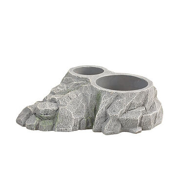 Terradella - Porte Gobelet Cup Holder Rock pour Reptiles - 15x12x4cm