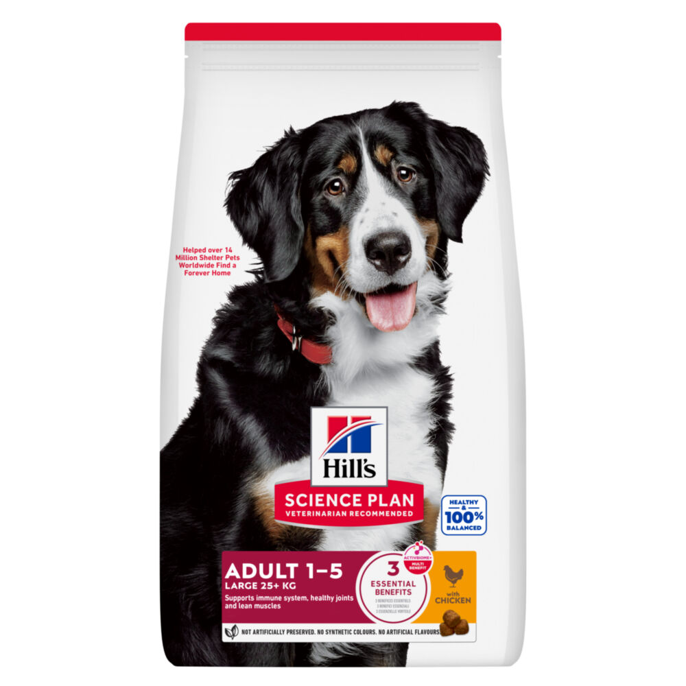 Hill's Science Plan - Adult Croquettes Pour Grand Chien Au Poulet  - 18kg Image num&eacute;ro 1