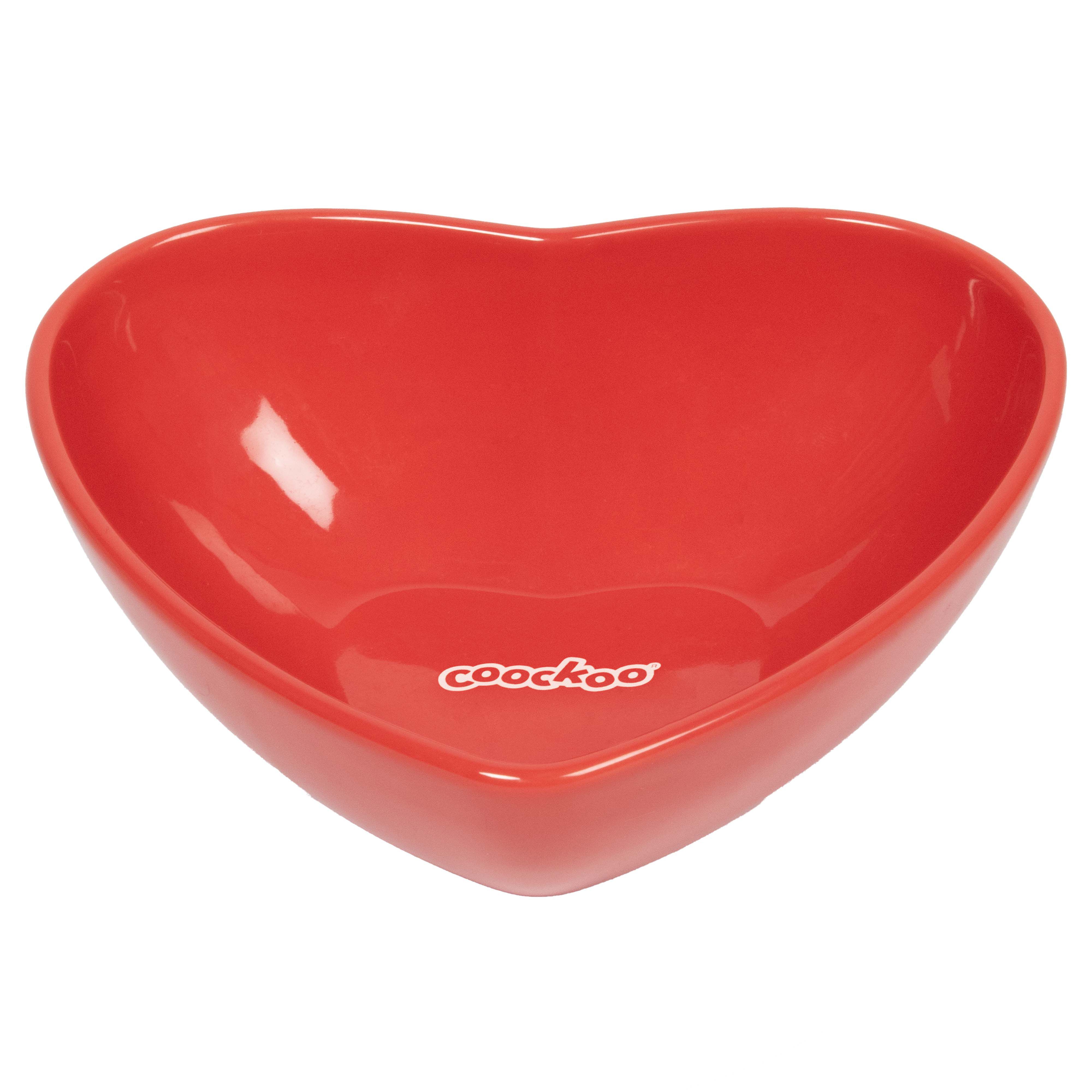 Coockoo - Gamelle en C&eacute;ramique C&oelig;ur Rouge pour Chiens - 480ml Image num&eacute;ro 1
