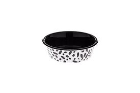 Ferribiella - Bol Pattern Noir pour Chiens